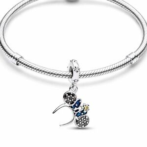 New Minnie Mouse Ear Headband Charm
